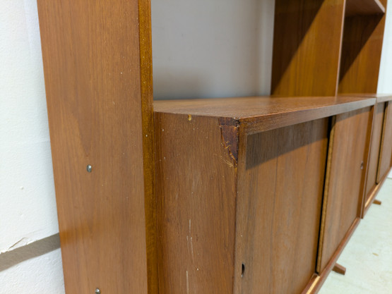 Teak kirjahylly 60-luku 