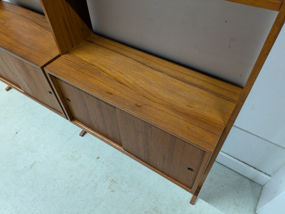 Teak kirjahylly 60-luku 