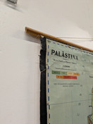 Vintage Palestiina koulukartta 
