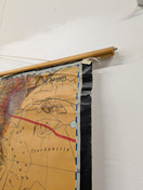 Vintage Palestiina koulukartta 