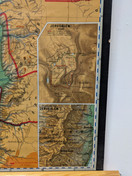 Vintage Palestiina koulukartta 