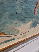 Vintage koulukartta läntinen pallonpuoliskon nro 10