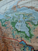 Vintage koulukartta läntinen pallonpuoliskon nro 10