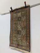 Käsinsolmittu Intialainen silkkimatto 