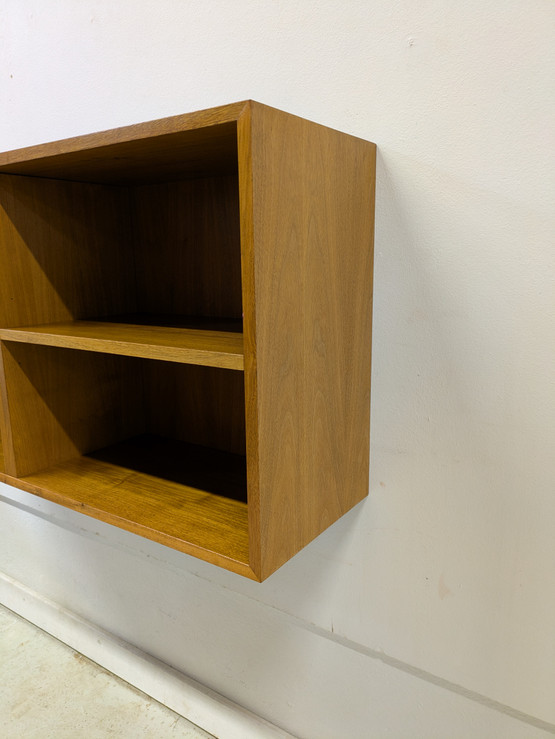 Teak seinähylly 60-luku 