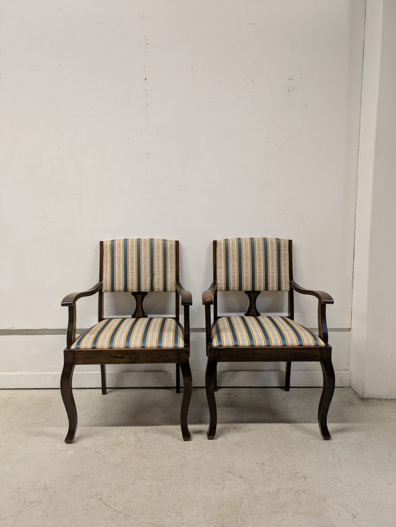 Vanha käsinojatuoli 2kpl