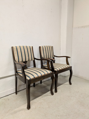 Vanha käsinojatuoli 2kpl