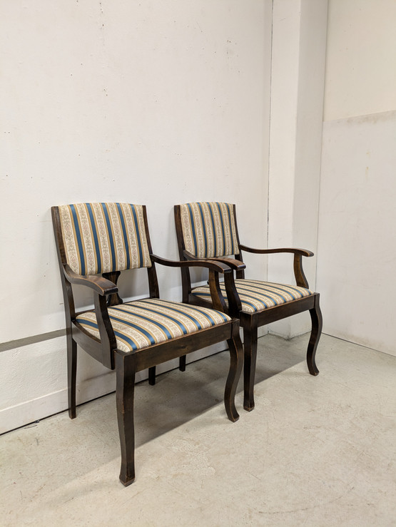 Vanha käsinojatuoli 2kpl