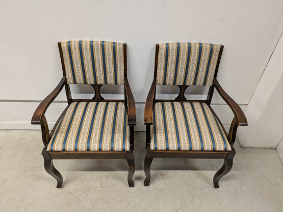 Vanha käsinojatuoli 2kpl