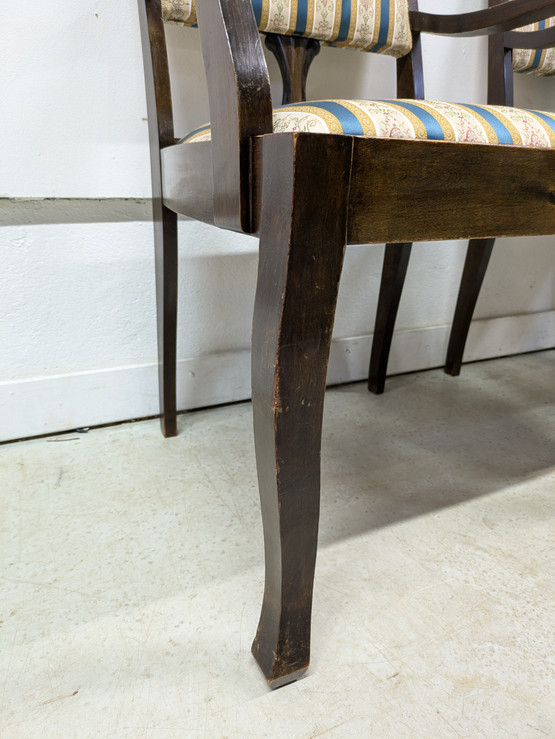 Vanha käsinojatuoli 2kpl