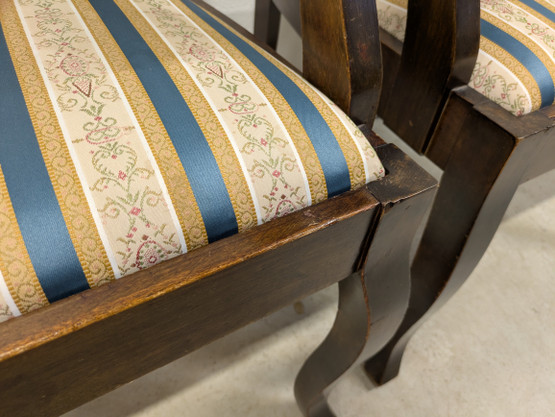 Vanha käsinojatuoli 2kpl