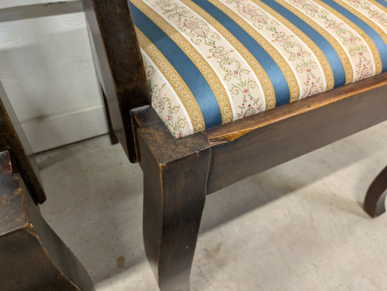 Vanha käsinojatuoli 2kpl