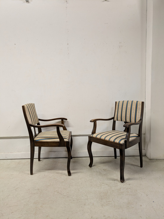 Vanha käsinojatuoli 2kpl