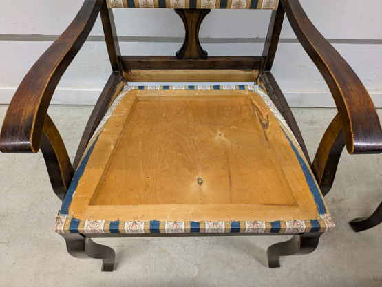 Vanha käsinojatuoli 2kpl