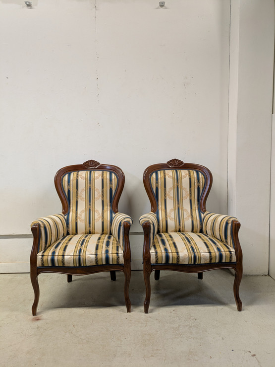 Rokokoo nojatuoli 2kpl