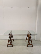 Trestle kirjoituspöytä, korkeussäädettävä