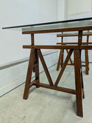 Trestle kirjoituspöytä, korkeussäädettävä