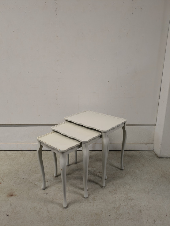 Vanha Rokokoo sarjapöytå