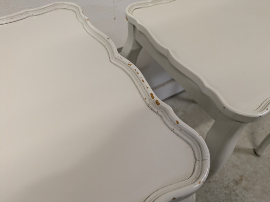 Vanha Rokokoo sarjapöytå