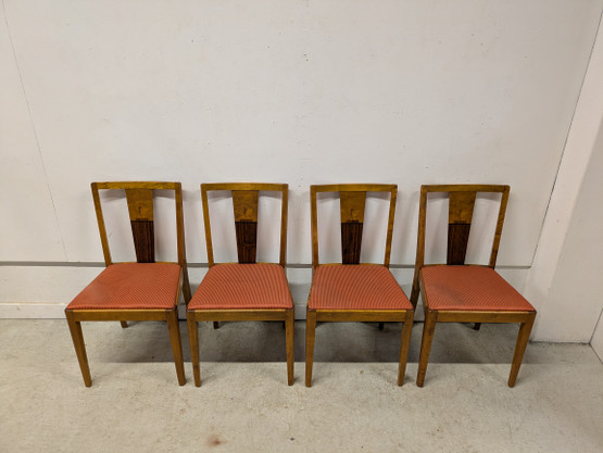 Art Deco tuolit 4kpl 30/40-luku