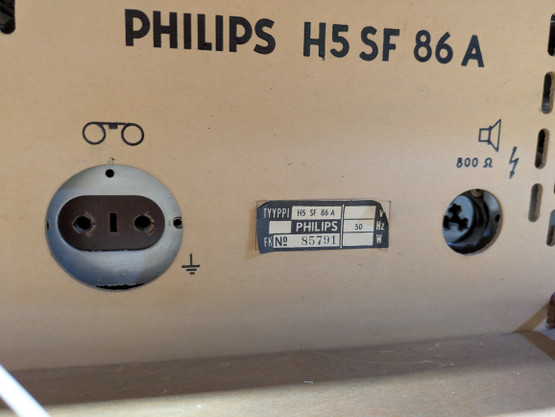 Vintage Philips levysoitin / radio