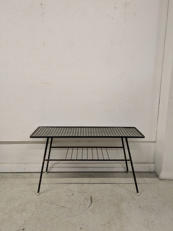 Vintage kukkapöytä 50-luku