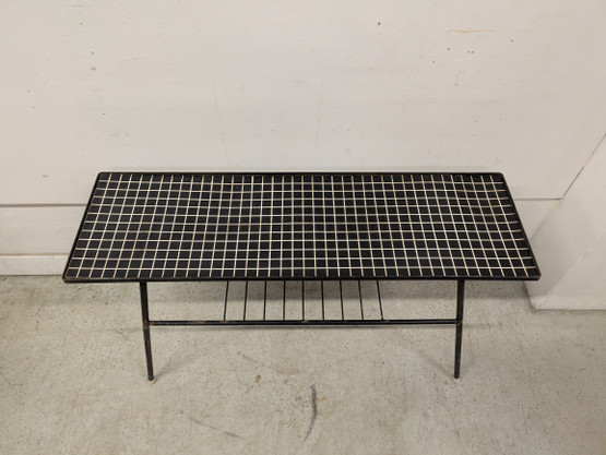 Vintage kukkapöytä 50-luku