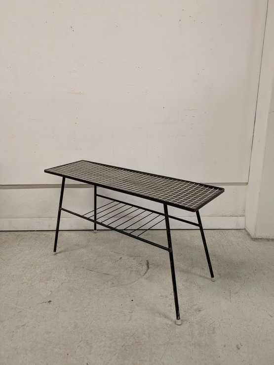 Vintage kukkapöytä 50-luku