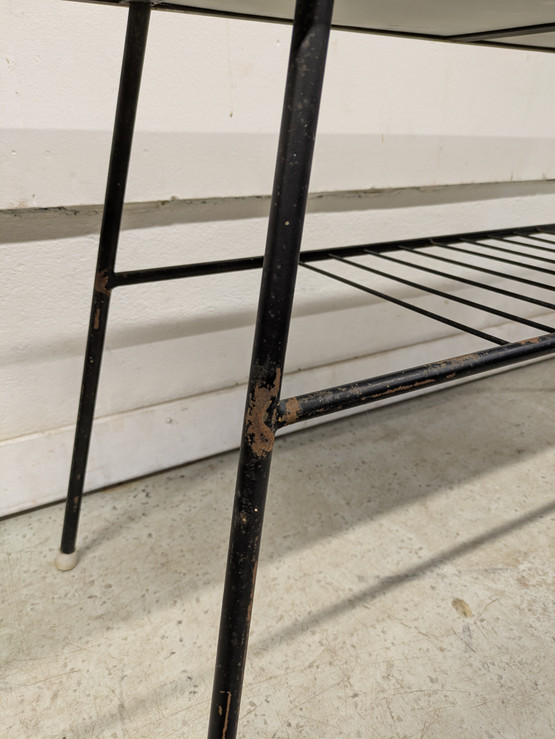 Vintage kukkapöytä 50-luku