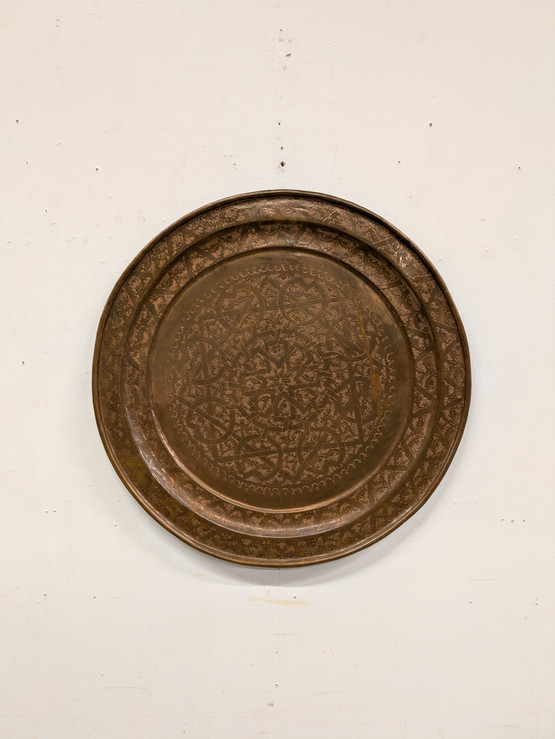 Vanha kupari tarjotin / seinäkoriste