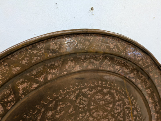 Vanha kupari tarjotin / seinäkoriste