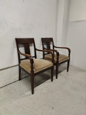 Vanha käsinojatuoli 2kpl 