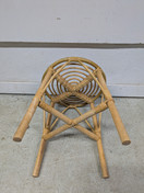 Retro rottinkinen jakkara