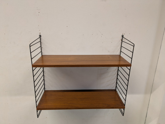 Teak string hylly 60-luku