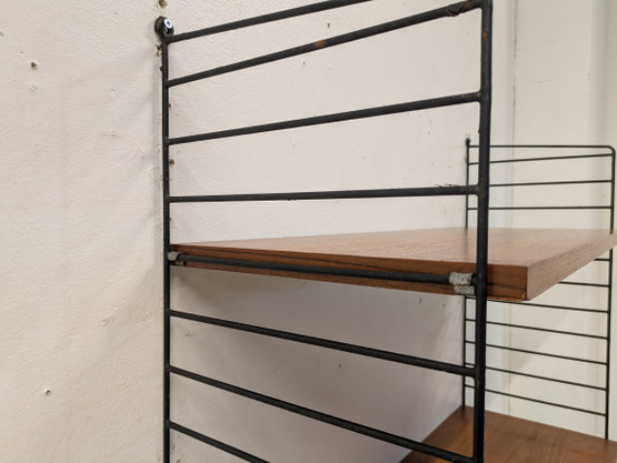 Teak string hylly 60-luku