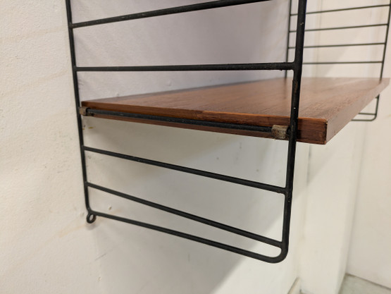 Teak string hylly 60-luku