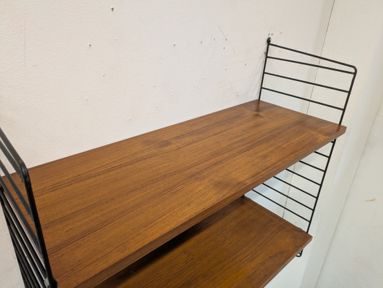 Teak string hylly 60-luku