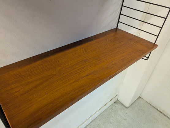 Teak string hylly 60-luku