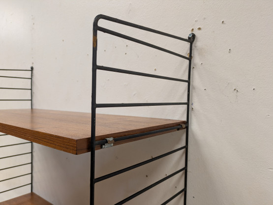 Teak string hylly 60-luku