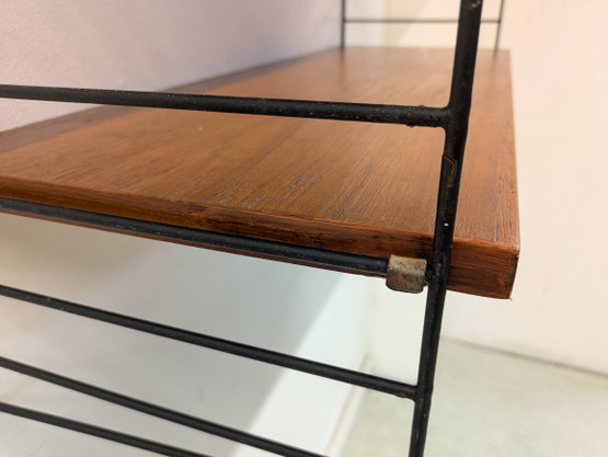 Teak string hylly 60-luku