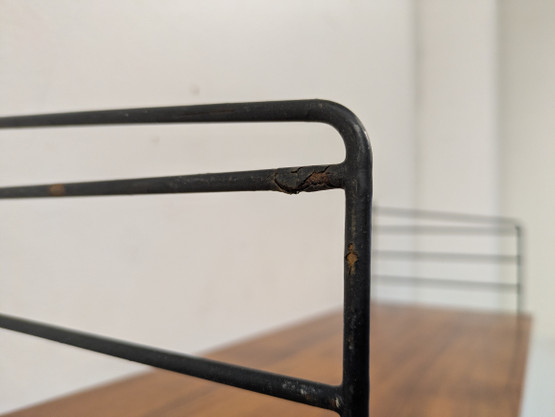 Teak string hylly 60-luku