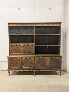 Rokokoo kirjahylly / vitriini 