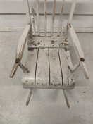 Rustiikkinen antiikki keinutuoli 