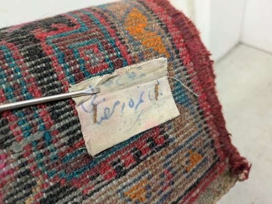 Käsinsolmittu itämainen matto 125x205 cm