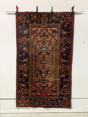 Iranilainen hamadan käsinsolmittu matto 134x228 cm