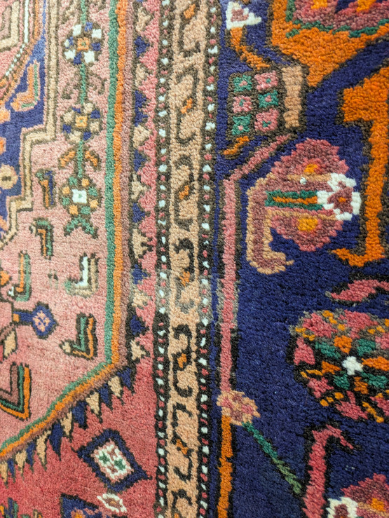 Iranilainen hamadan käsinsolmittu matto 134x228 cm