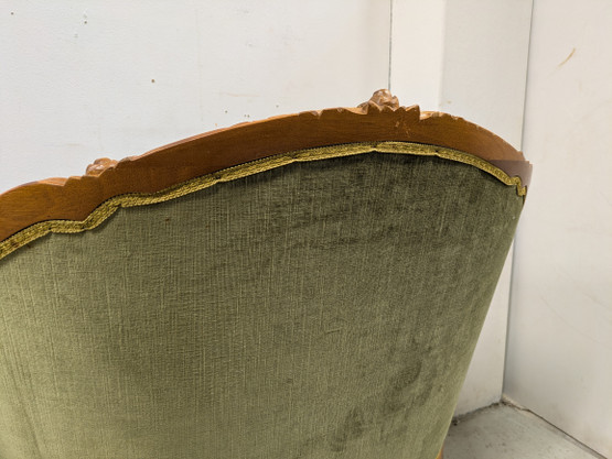 Vanha Rokokoo nojatuoli 2kpl 