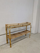 Retro rottinki sivupöytä 