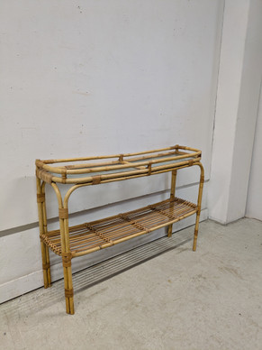 Retro rottinki sivupöytä 