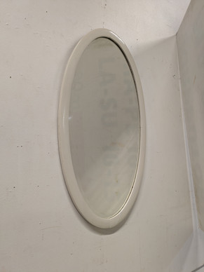 Vanha ovaali seinäpeili 